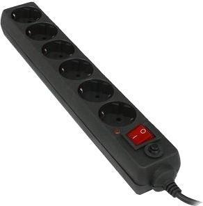 Сетевой фильтр Buro 6 розеток 1.8 м BU-SP1.8_USB/B
